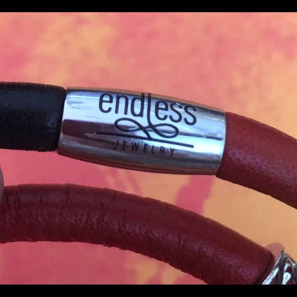 Endless Jewelry red dbl wrap and black single - Picture 5 of 5